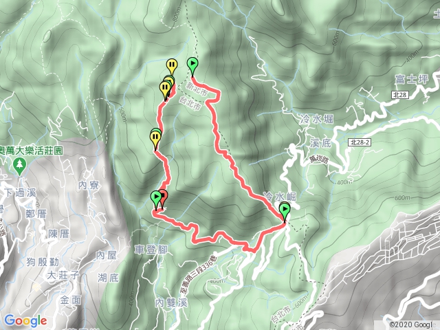 荷蘭古道北五指山風櫃嘴O型