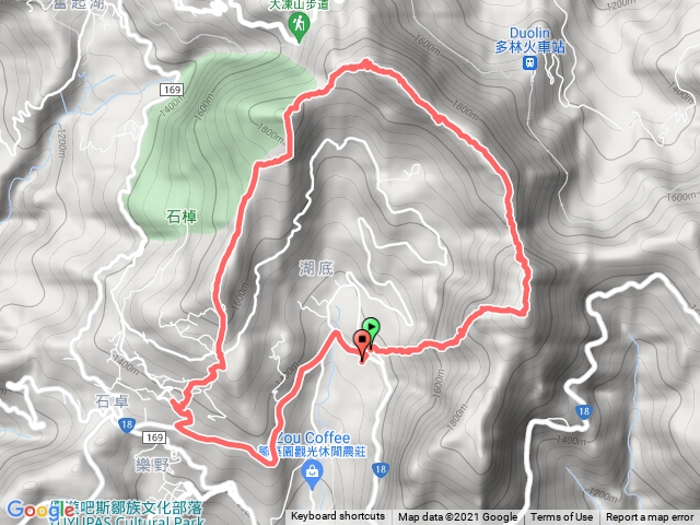 芙蓉-大凍-霹靂-樂野-茶、霧之道縱走