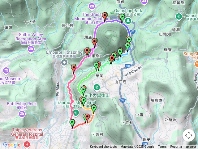 天母古道＋橫嶺古道＋半嶺步道