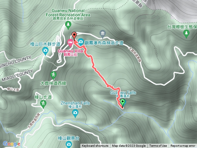 觀霧瀑布⛰️櫻花🌸2023年