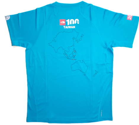 【TNF】速乾運動短袖T-shirt（藍款、Ｍ號）2