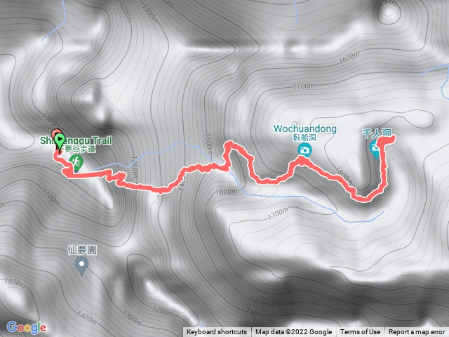 20221204行豐吊橋～千人洞往返yaya 
