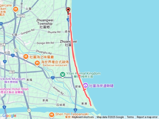 頭城濱海自行車道預覽圖