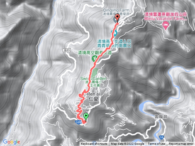 清境農場步道健走