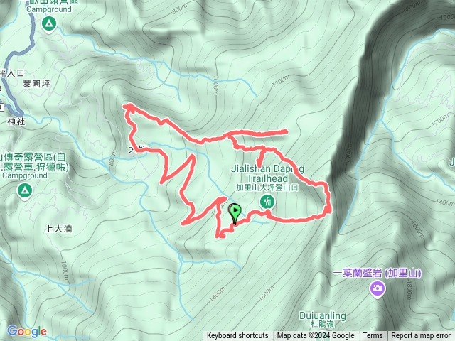 大坪山、無名山、紅毛山連走(加走大斜壁)預覽圖