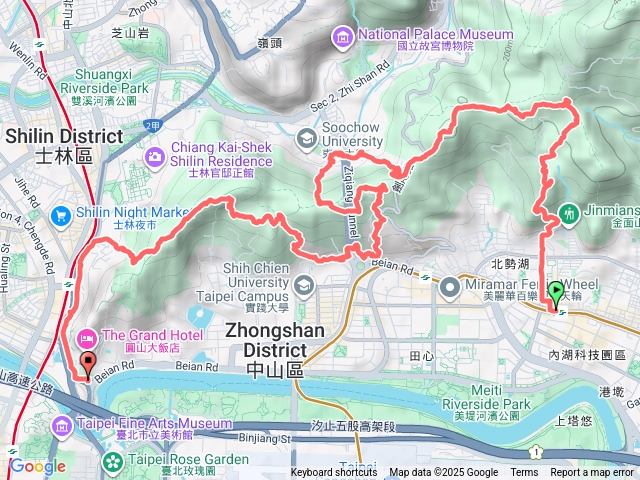 四所大學縱走德明、東吳、實踐、銘傳預覽圖