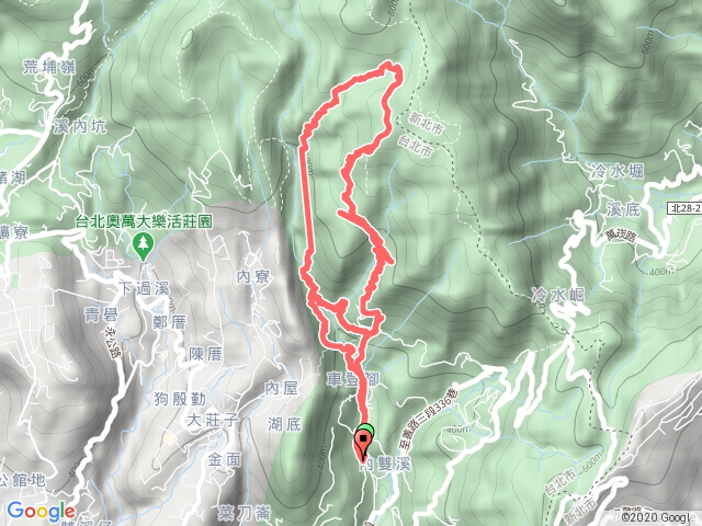 荷蘭古道東線北五指山橫斷古道內雙溪古道