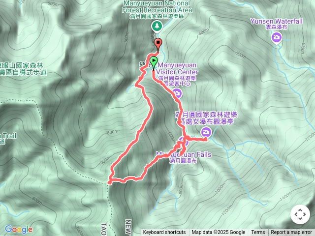 滿月圓上啦卡山天德巷出（上山幾乎陡坡下山大部分緩下部分區域土壤稀鬆濕滑以及樹木倒塌需謹慎留意非新手友善路線）