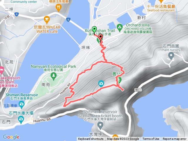 溪州公園-新溪洲山-愚公亭O繞