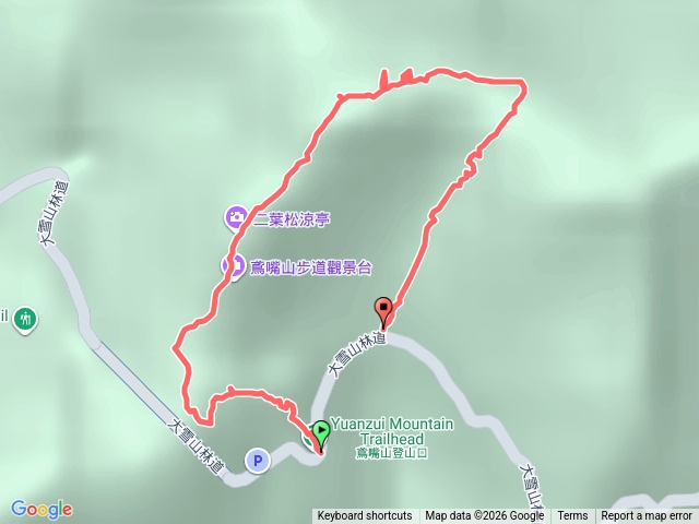 鳶嘴山步道預覽圖