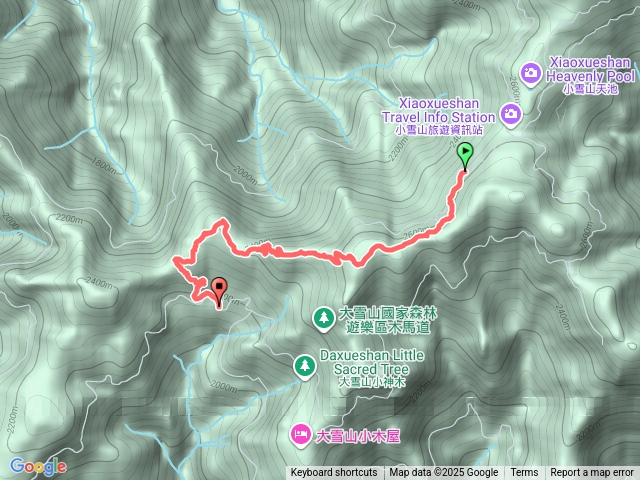 稍來小雪山步道