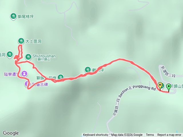 小O繞 獅子頭山，獅頭山，獅頭山前峰 2026-05-23預覽圖