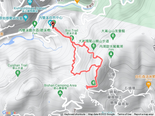 小溪頭環狀步道、乘風堡、大崙湖