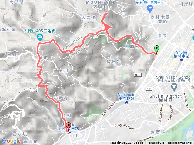 樹林火車站 大同山 大棟山 山佳火車站