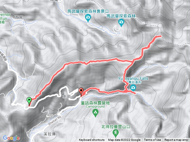 2022-04-10 馬武督山-蓮包山-外鳥嘴山3山連走，順遊鴛鴦谷鰻潭瀑布