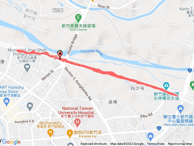 東西向快速道路路橋下夜跑