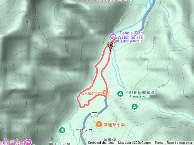 苗栗南庄蓬萊溪護魚步道o型預覽圖