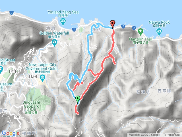 劍龍稜、鋸齒稜、半屏山獨立岩體O走(2020.11.01金牌)