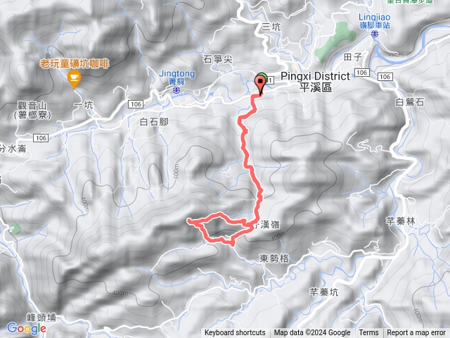 東勢格越嶺步道， 白石後仙洞