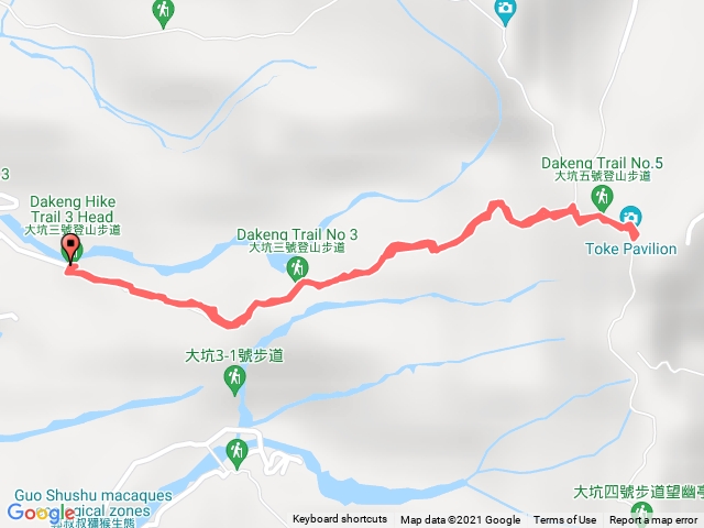 大坑三號步道上頭嵙山