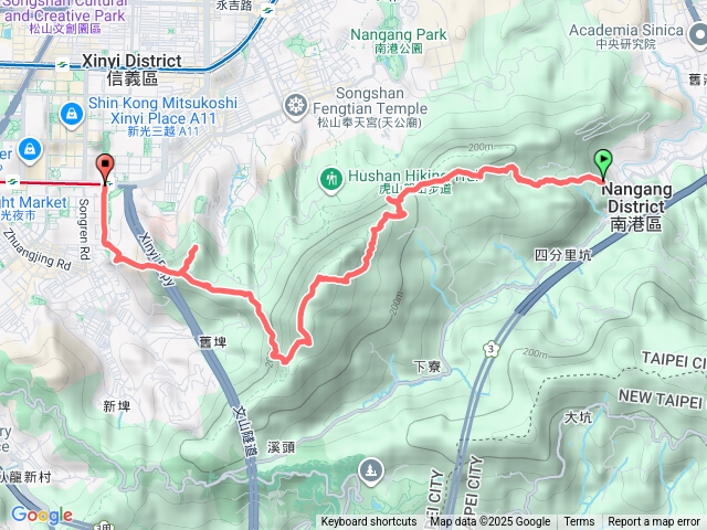 中華大學象山登山步道