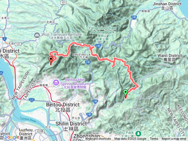 聖人瀑布起登-陽明山十連峰