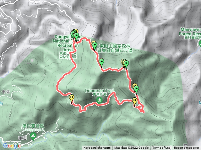東眼山下切東滿步道2.8 KO型