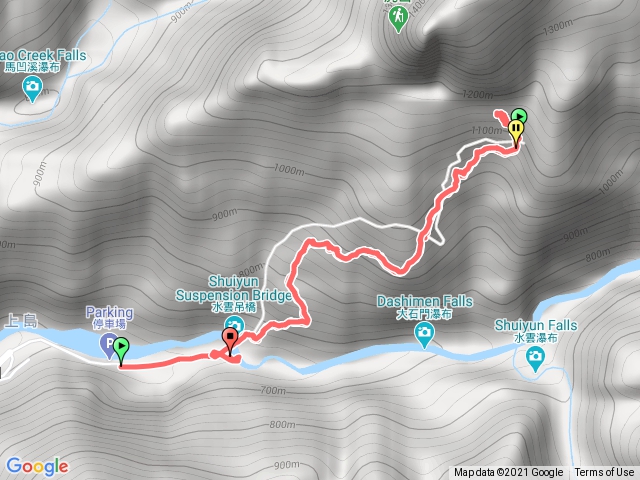 虎山僅至觀景平台