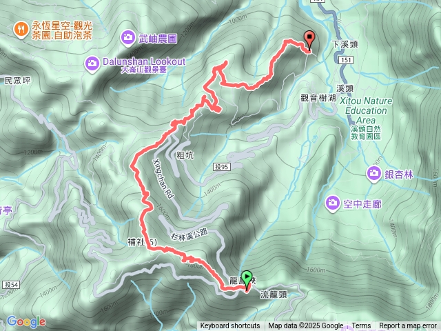 龍鳳山走溪頭山9連峰