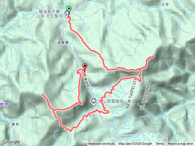 壽山宮稜縱走橫山～豎旗山連稜南峰下烏山尖
