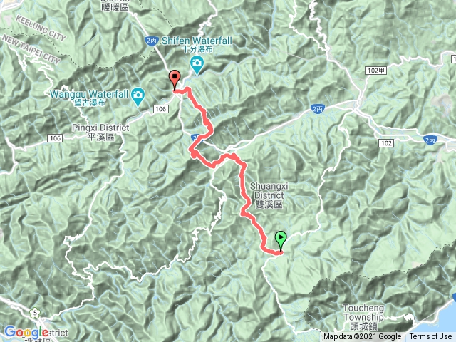 虎豹潭步道-十分車站