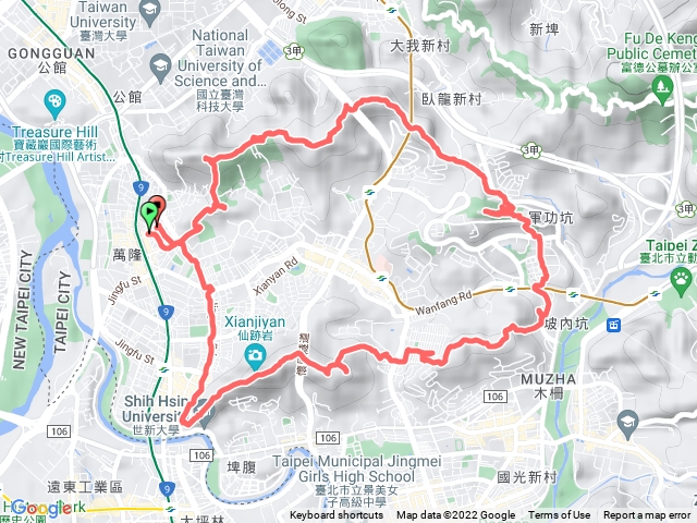 20220521 公墓連走 蟾蜍山-芳蘭山-軍功山-拔腳子山-興隆山東北峰-興隆山-溪仔口山-圳後山
