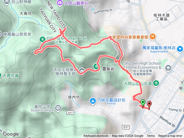 樹林大同山青龍嶺