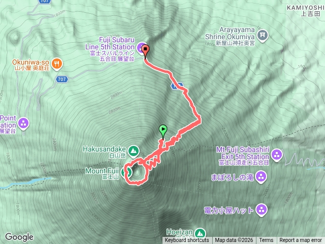 白雲莊登頂富士山巡缽續下五合目預覽圖