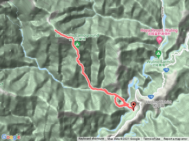 志佳陽大山單攻 (環山平等國小來回)