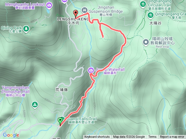 絹絲瀑布冷水坑