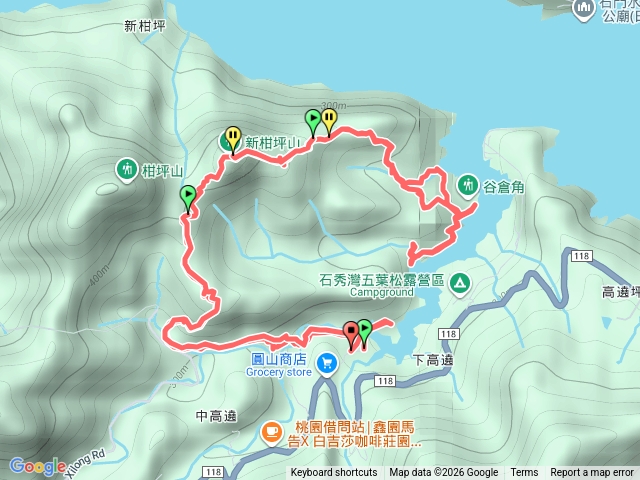 20251222 高遶溪古圳步道-牛背岩-新柑坪山-谷倉角C型原路來回