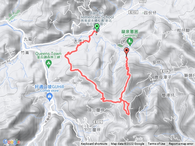三峽建安4傑,8字健走,大厝坑山,鳥嘴尖,竹崙山,麒麟山