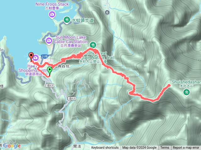 水社大山（伊達邵來回）預覽圖