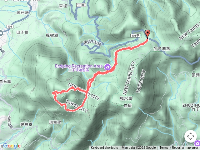 二子坪-面天山-向天山-二子坪