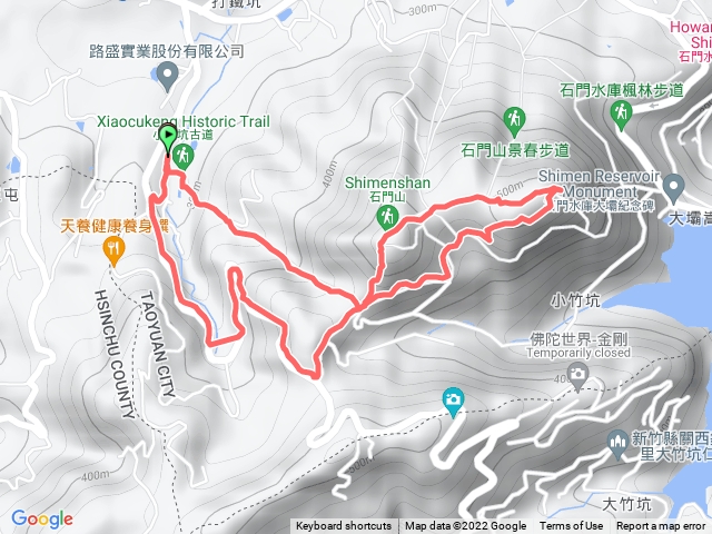 石門山太平山粗坑古道環繞