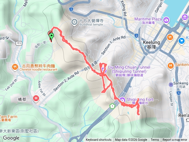 基隆紅龍山-劉銘傳隧道-獅球嶺炮台預覽圖