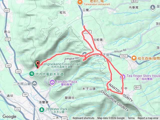 坑內坑走弓鞋國小至松柏坑山預覽圖