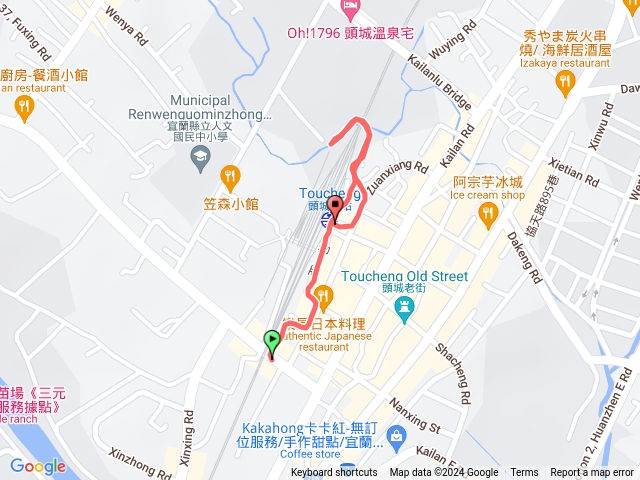 頭城，城西運動公園-通學步道預覽圖