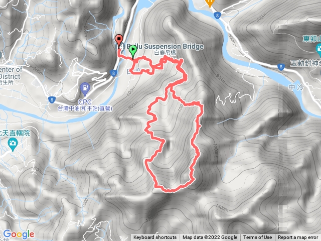 白毛山雙O型路線