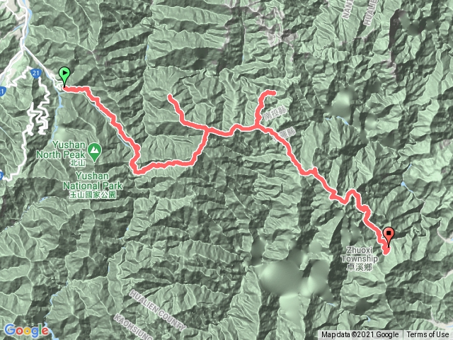 中央山脈馬博橫斷+嘆息灣