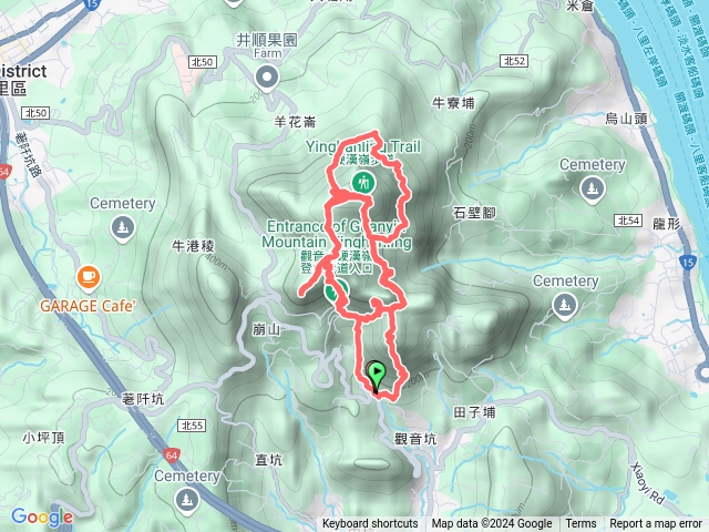 小北插-101-硬漢嶺北橫-尖山-小崩壁-善財岩-硬漢嶺-福隆山預覽圖