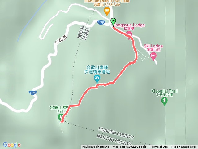 合歡東峰0914（下山越野跑）
