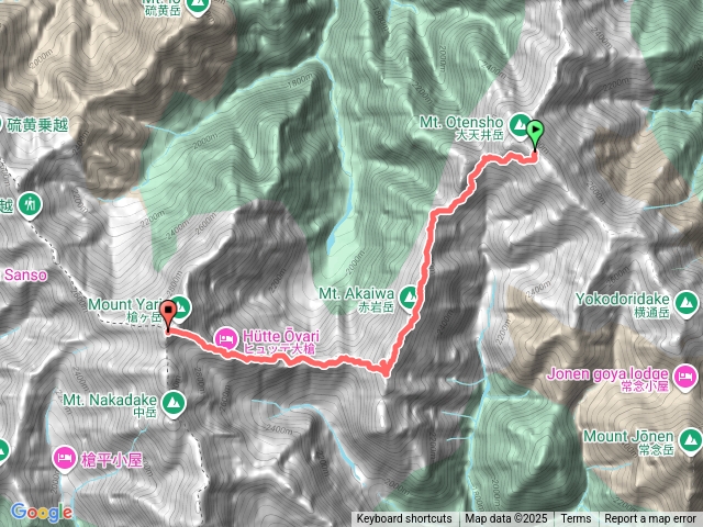 日本表銀座縱走-Day3大天山莊往槍岳山莊