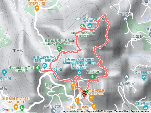 琳-觀音山小百岳-中橫古道-硬漢嶺環狀